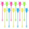 SET DE 12 BATONNETS D'ANANAS 4 COULEURS 23.5 CM 