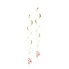 SET DE 2 SPIRAL FLAMANTS ROSE 85 CM 