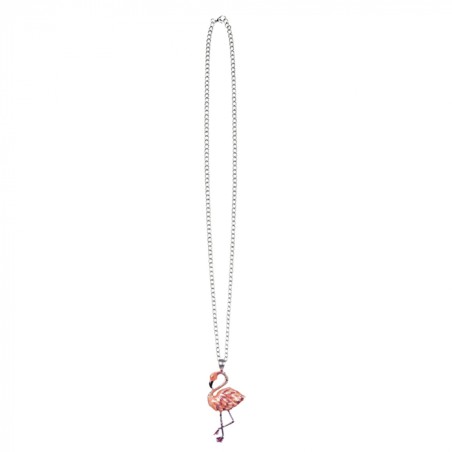 COLLIER FLAMANT ROSE 