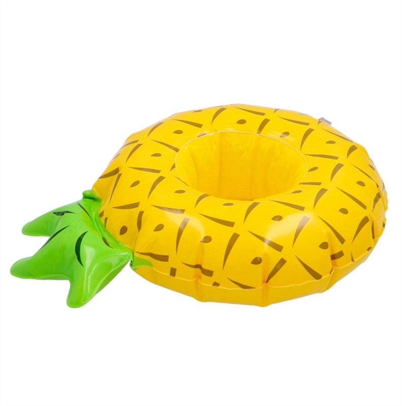 BOUEE PORTE GOBLET GONFLABLE ANANAS 20 X 26.5 CM 