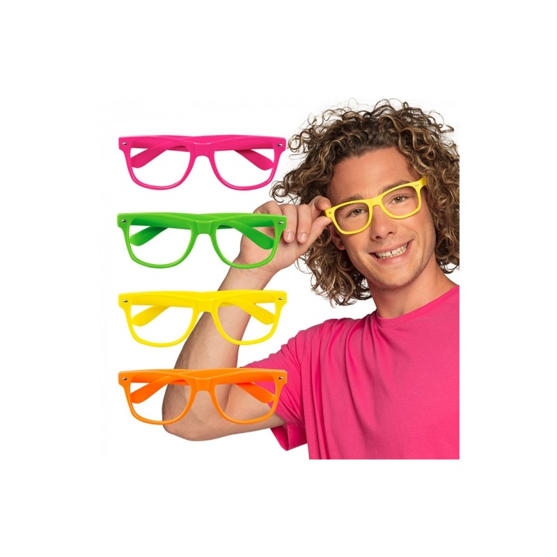 1 PAIRE LUNETTES FLUO COULEURS ASSORTIS 