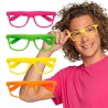 1 PAIRE LUNETTES FLUO COULEURS ASSORTIS 