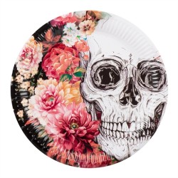 10 ASSIETTES  DAY OF DEAD 23 CM 