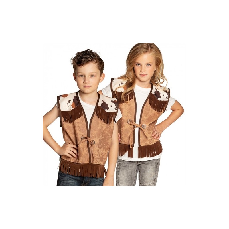 DEGUISEMENT ENFANT GILET DE COW BOY TAILLE 7-9 ANS DEGUISEMENT ENFANT GILET DE COW BOY TAILLE 7-9 ANS