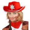 CHAPEAU COW BOY ENFANT ROUGE