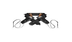 DOUBLE HOLSTER CUIR NOIR 