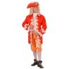 DEGUISEMENT HOMME MARQUIS VENITIEN ROUGE ET OR TAILLE XL