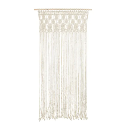 RIDEAU EN MACRAME BLANC 94.5x171cm