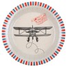 10 ASSIETTES BON VOYAGE 22 CM 