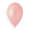 5 BALLONS BIO LATEX C'EST UNE FILLE ROSE 33CM