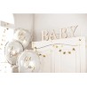 BALLON METALLIQUE BALLON BLANC ET OR OH BABY 37.5 X 53 CM