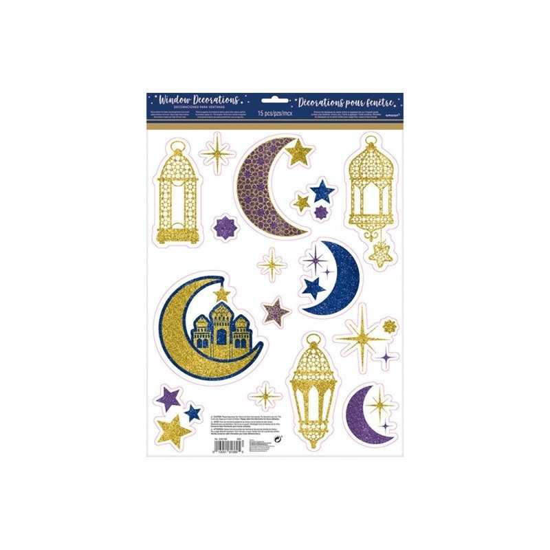 DECORATION DE FENETRE EN EID MUBARAK