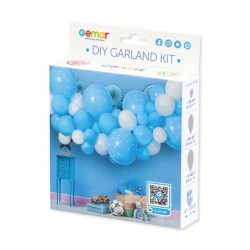 KIT GUIRLANDE DE BALLONS BABY BLEU 