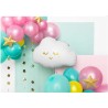 BALLON METALLIQUE NUAGE BLANC YEUX OR 51 X 35.5 CM BALLON METALLIQUE NUAGE BLANC YEUX OR 51 X 35.5 CM