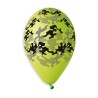 50 BALLONS CAMOUFLAGE MULTICOLOR 33CM 