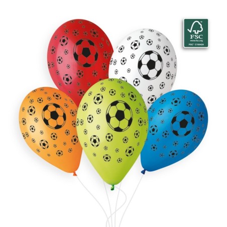 50 BALLONS FOOTBALL 33CM