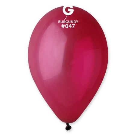 10 BALLONS BORDEAU BIO LATEX 30CM 