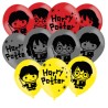 6 BALLONS LATEX HARRY POTTER IMPRIMES 4 COTES 27.5 CM