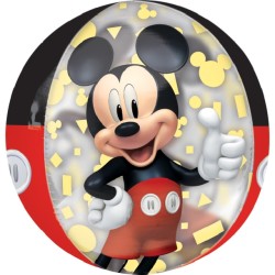 BALLON ORBZ TRANSPARENT MICKEY MOUSE 38 X 40 CM