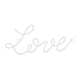 DECOR LED LOVE LUMINEUX 26 X 61 CM
