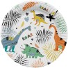 8 ASSIETTES DINO ROARS 23CM RONDES  8 ASSIETTES DINO ROARS 23CM RONDES