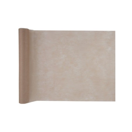 CHEMIN DE TABLE TAUPE 30 CM X 10 METRES 