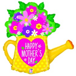 BALLON METALIQUE ARROSOIR 81CM HAPPY MOTHER'S DAY 