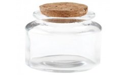POT A DRAGEES POT A PHARMACIE EN VERRE ø 5 x 6 cm