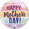 BALLON BUBBLE 56CM HAPPY MOTHER'S DAY 