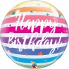 BALLON BUBBLE 56CM HAPPY BIRTHDAY 