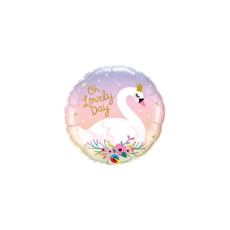 BALLON METALLIQUE ROND 46CM OH LOVELY DAY 