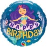 BALLON METALLIQUE ROND 46CM HAPPY BIRTHDAY SIRENE 