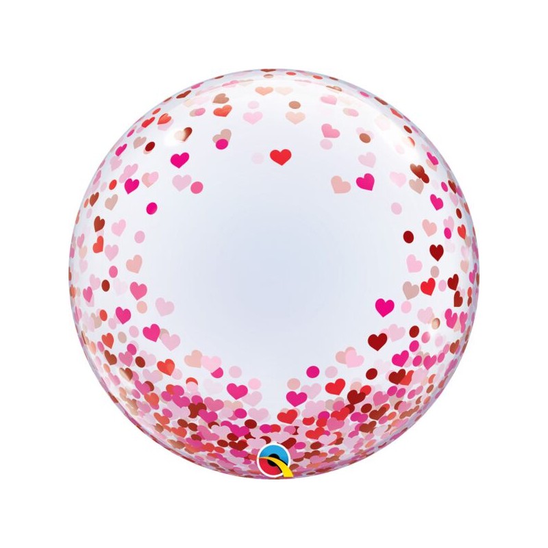 DECO BUBBLE COEUR 61 CM 