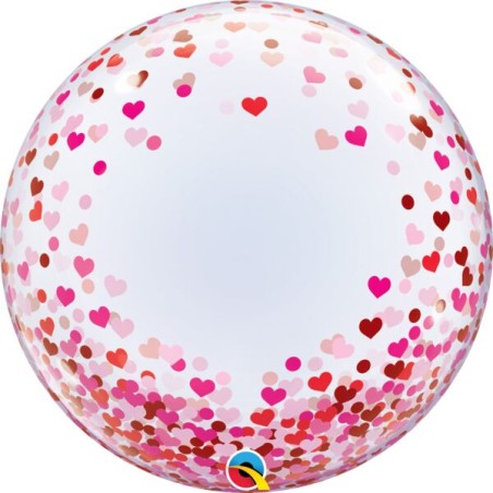 DECO BUBBLE COEUR 61 CM 