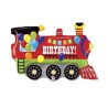 BALLON METALLIQUE TRAIN HAPPY BIRTHDAY 94CM 