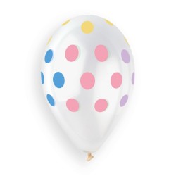 5 BALLONS BIO LATEX LICORNE 30CM 