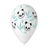 5 BALLONS BIO LATEX PANDA 30CM 