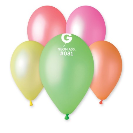 50 BALLONS BIO LATEX NEON 30CM 