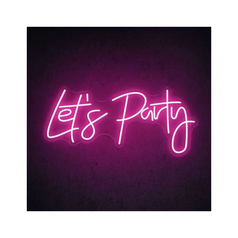 NEON LUMIERE LET'S PARTY 60 X 29 CM 