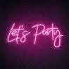 NEON LUMIERE LET'S PARTY 60 X 29 CM 