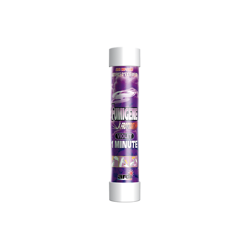 FUMIGENE A FROTTOIR VIOLET 1 MIN