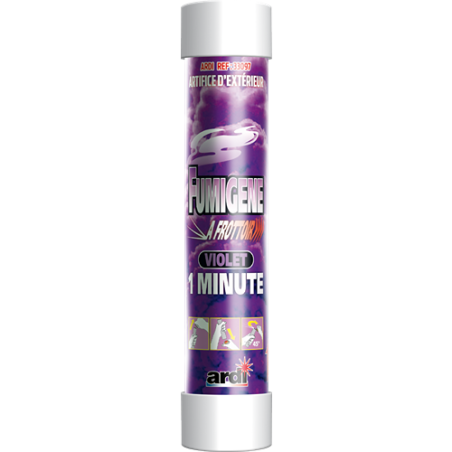 FUMIGENE A FROTTOIR VIOLET 1 MIN