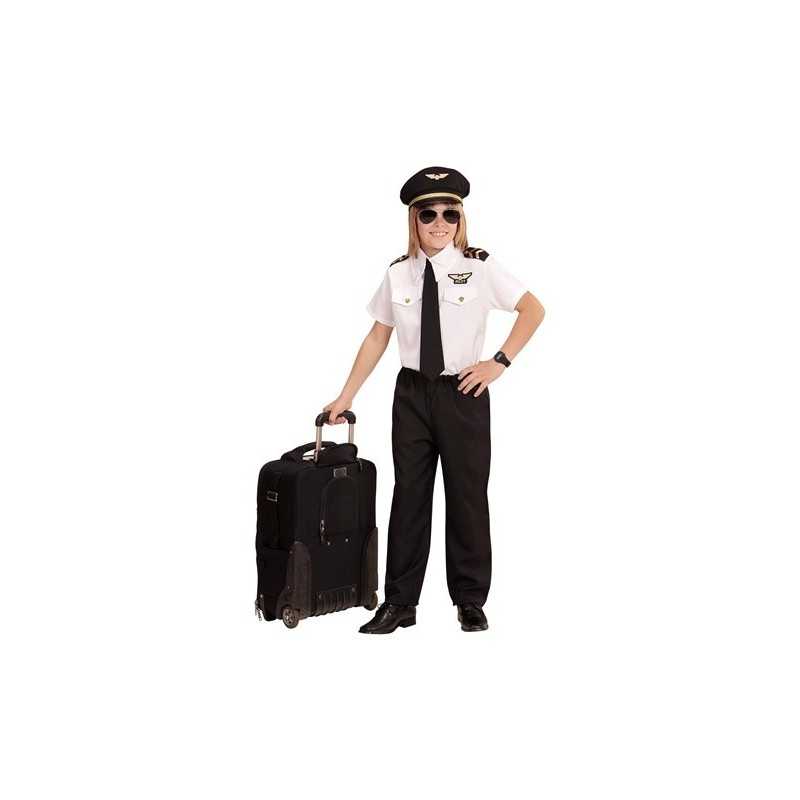 DEGUISEMENT PILOTE D'AVION ENFANT TAILLE 128