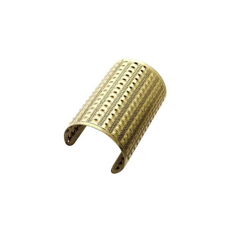 BRACELET BRONZE CLOUS CARRES GRECE OU EGYPTE ANTIQUE OU SUPER HEROS