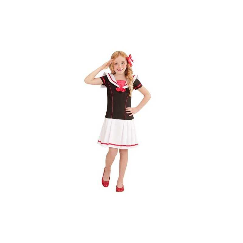 DEGUISEMENT ROBE MARINE BLEUE ET BLANCHE TYPE MANGA TAILLE TAILLE 140