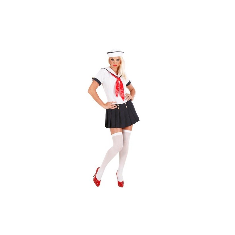 DEGUISEMENT ROBE FEMME MARINE OU MANGA  BLEUE ET BLANCHE TAILLE L DEGUISEMENT ROBE FEMME MARINE OU MANGA  BLEUE ET BLANCHE TAILLE L