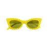 LUNETTES ROCK'N ROLL JAUNE FLUO  LUNETTES ROCK'N ROLL JAUNE FLUO