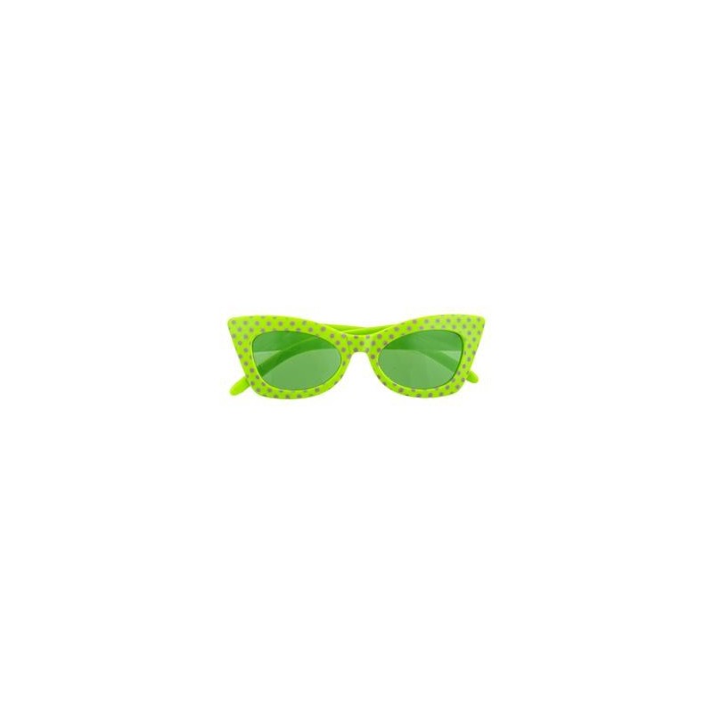 LUNETTES ROCK'N ROLL VERT FLUO  LUNETTES ROCK'N ROLL VERT FLUO