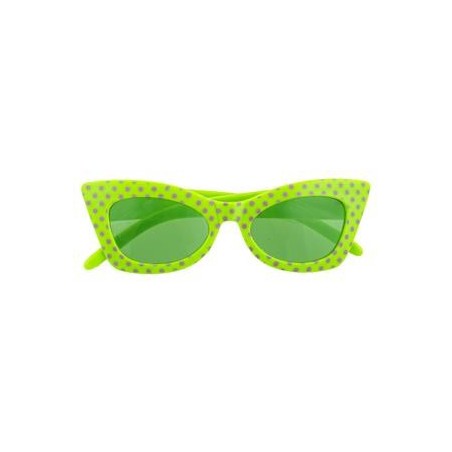 LUNETTES ROCK'N ROLL VERT FLUO 