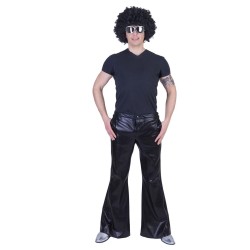 DEGUISEMENT HOMME PANTALON DISCO FEVER NOIR TAILLE 56-58 (L)